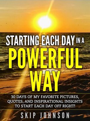 cover image of Starting Each Day in a Powerful Way